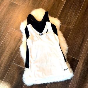 Black & White Nike Pro Dri-fit shirts